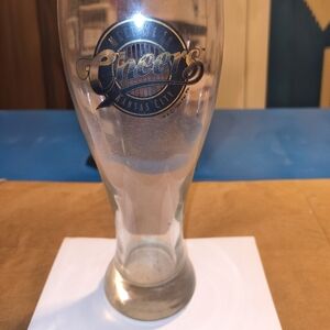 Cheers Kansas City Pilsner Glass - Clear with Navy Logo